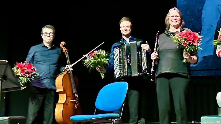 Fulbert Slenčka violončelo,  Mihael Švarcenbaher harmonika, Imke Alers oboa