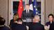 Foto Presiden Prancis Emmanuel Macron berbicara di atas podium di depan bendera Cina, Prancis dan Uni Eropa di Istana Elysee, Paris pada 6 Mei 2024 Foto Presiden Prancis Emmanuel Macron berbicara di atas podium di depan bendera Cina, Prancis dan Uni Eropa di Istana Elysee, Paris pada 6 Mei 2024