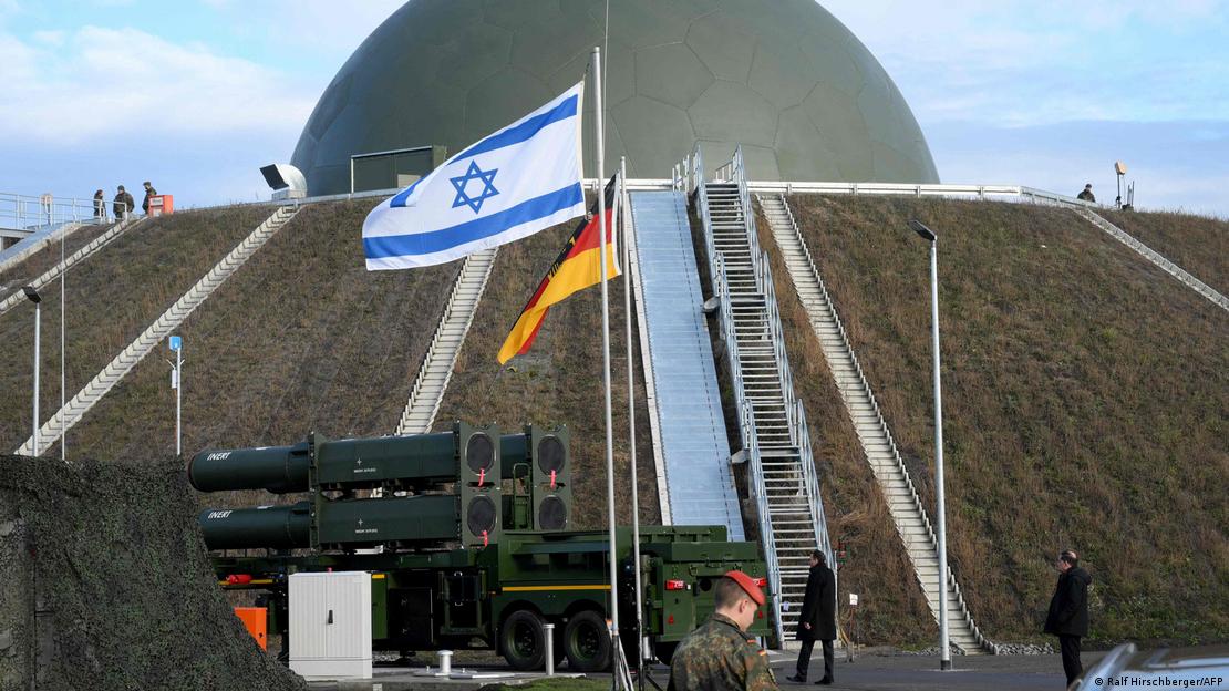 ایرو تھری نظام اور جرمنی اور اسرائیل کے پرچم