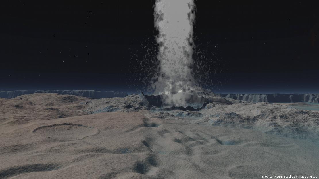 Los criovolcanes de Tritón, luna de Neptuno, expulsan material a kilómetros de altura, un fenómeno similar al observado ahora en el cometa interestelar 3I/ATLAS. Los criovolcanes de Tritón, luna de Neptuno, expulsan material a kilómetros de altura, un fenómeno similar al observado ahora en el cometa interestelar 3I/ATLAS.