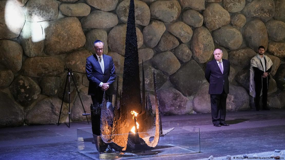 Merz em visita ao Yad Vashem