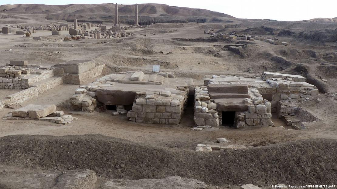 La necrópolis real de Tanis, donde el equipo arqueológico descubrió las 225 estatuillas funerarias del faraón Sheshonq III. La necrópolis real de Tanis, donde el equipo arqueológico descubrió las 225 estatuillas funerarias del faraón Sheshonq III.
