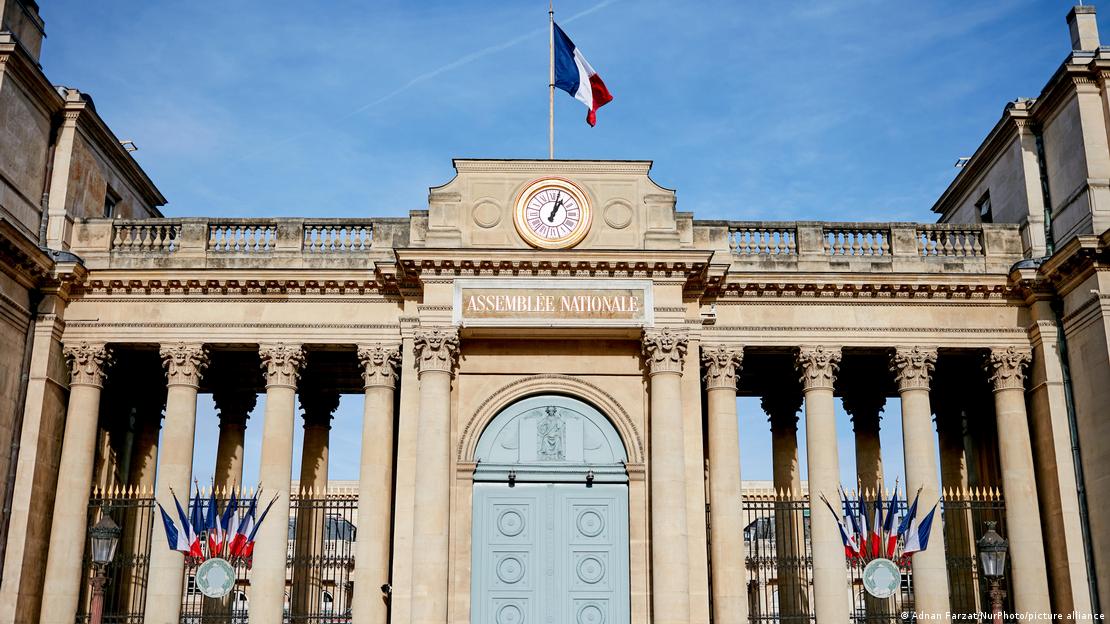 پیرس میں فرانسیسی قومی اسمبلی کی عمارت