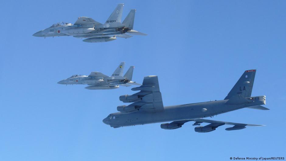 US bombers join Japanese planes to counter China-Russia drills