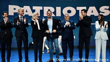 Андра Вентура од Португалија, Герт Вилдерс од Холандија, Марин Ле Пен од Франција, Сантијаго Абаскал од Шпанија, Виктор Орбан од Унгарија, Матео Салвини од Италија и Афродити Латинопулу од Грција Андра Вентура од Португалија, Герт Вилдерс од Холандија, Марин Ле Пен од Франција, Сантијаго Абаскал од Шпанија, Виктор Орбан од Унгарија, Матео Салвини од Италија и Афродити Латинопулу од Грција