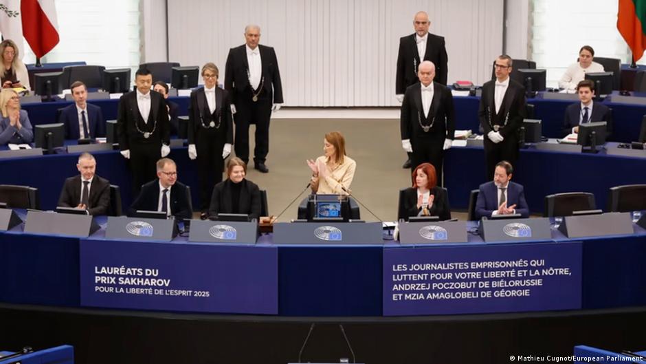 Премію Сахарова вручили представникам Амаглобелі й Почобута – DW – 16.12.2025