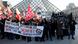 Louvre museum employees on strike hold a banner which reads "Louvre on strike" in Paris, France, December 15, 2025 Louvre museum employees on strike hold a banner which reads "Louvre on strike" in Paris, France, December 15, 2025