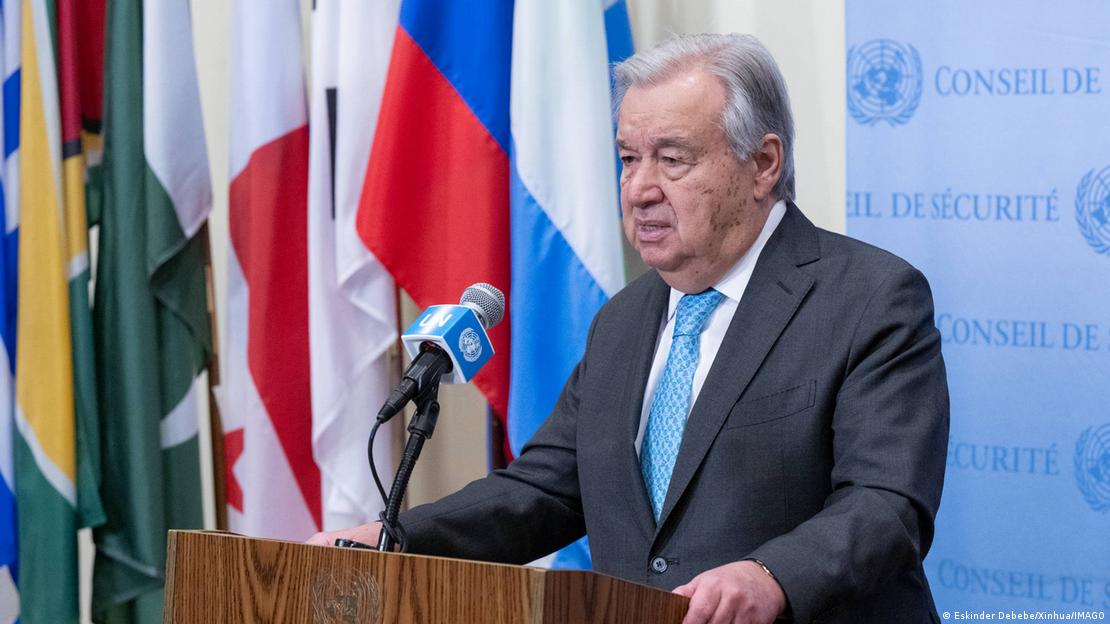 USA New York 2025 | António Guterres steht im UN-Hauptquartier an einem Rednerpult USA New York 2025 | António Guterres steht im UN-Hauptquartier an einem Rednerpult