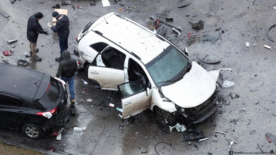 Carro onde morreu tenente-general Fanil Sarvarov após explosão em dezembro de 2025 Carro onde morreu tenente-general Fanil Sarvarov após explosão em dezembro de 2025