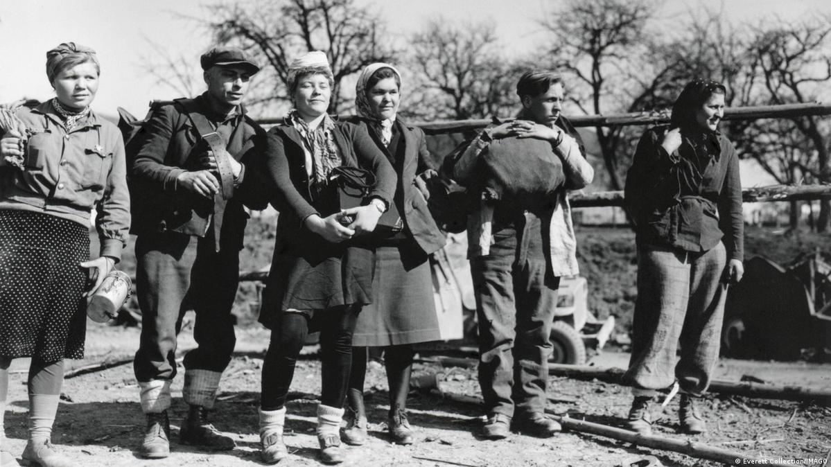 Russian forced laborers during World War II