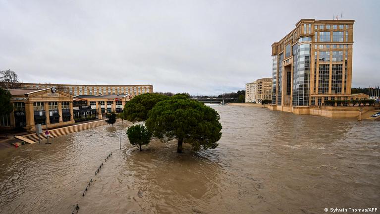 Severe flooding hits towns in south of France