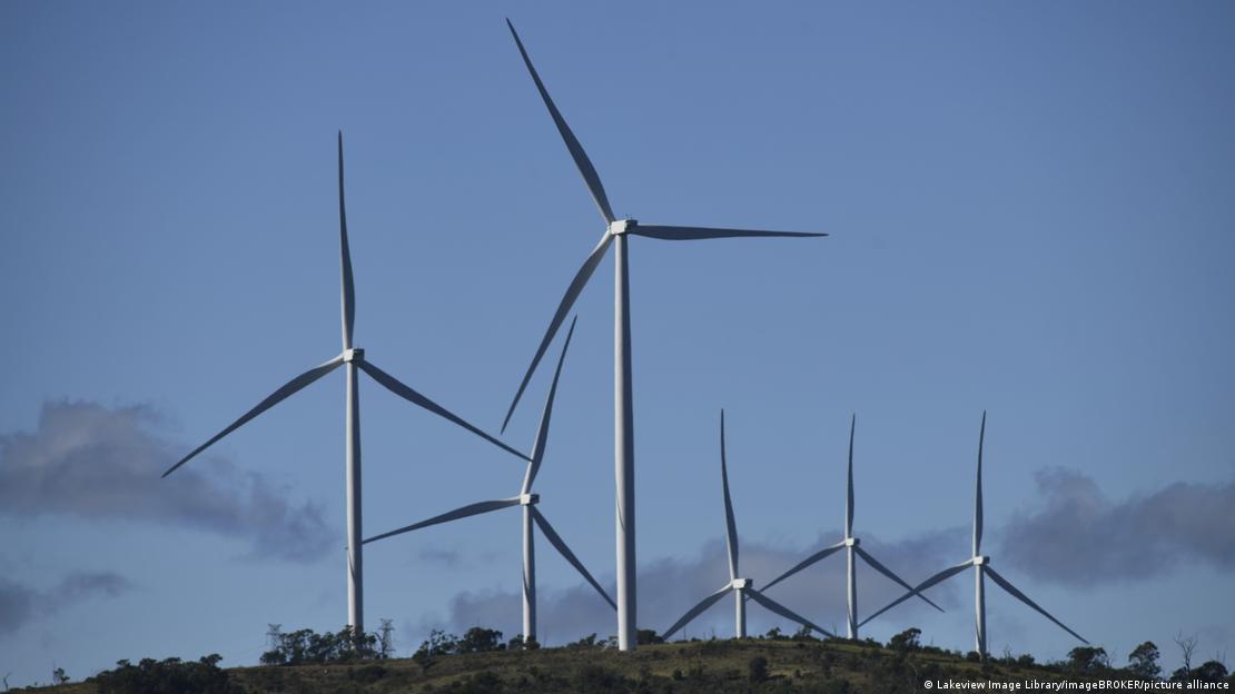 Parque eólico na Austrália