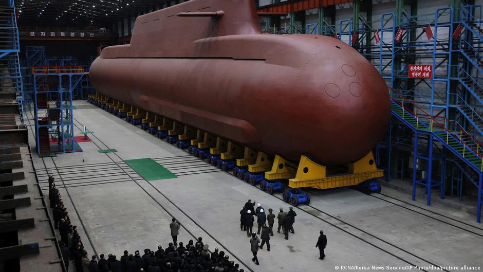 North Korea shows progress in construction nuclear submarine