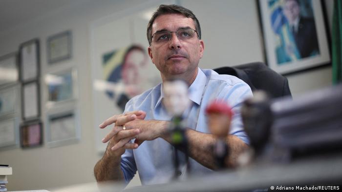 Senador e pré-candidato a presidente Flávio Bolsonaro