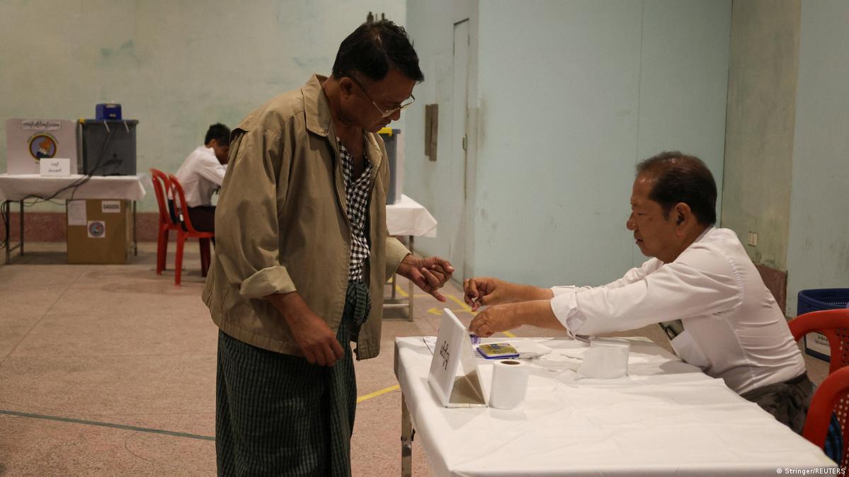 Myanmar's military junta holds controversial election