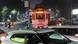 A tram stands stuck in traffic in Kolkata A tram stands stuck in traffic in Kolkata