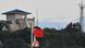 La bandera china ondea en un mástil en la isla de Pingtan, cerca de Taiwán. (29.12.2025)