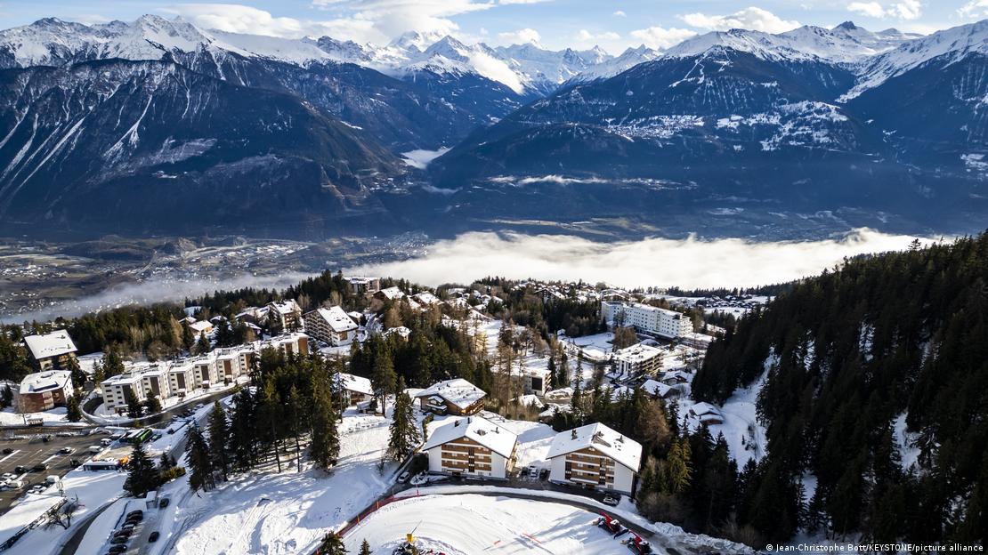 Горнолыжный курорт Кран-Монтана в Швейцарии