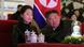 Kim Ju Ae with her father, Kim Jong Un Kim Ju Ae with her father, Kim Jong Un