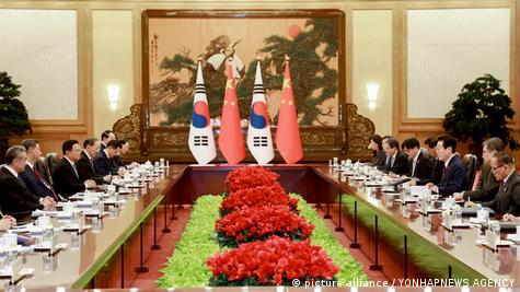 South Korea and China seek improved ties amid state visit