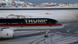 A plane with large TRUMP lettering lands in Greenland on Janurary 7, 2025 A plane with large TRUMP lettering lands in Greenland on Janurary 7, 2025