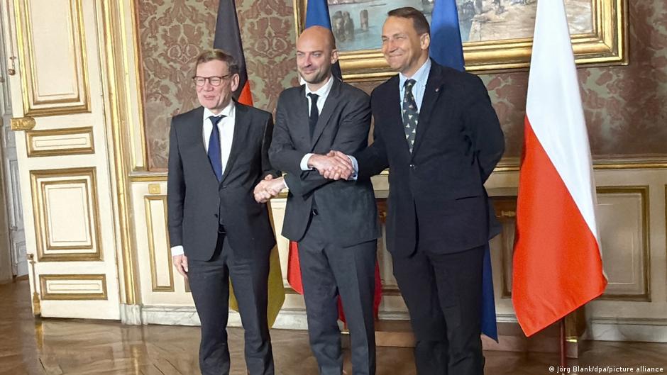 Trójkąt Weimarski o Ukrainie. „Przebywanie niemieckich sojuszników w Polsce to nie będzie nic nowego”