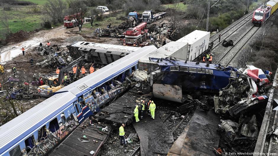 Yunanistan'da 57 kişinin öldüğü tren kazası davası başladı