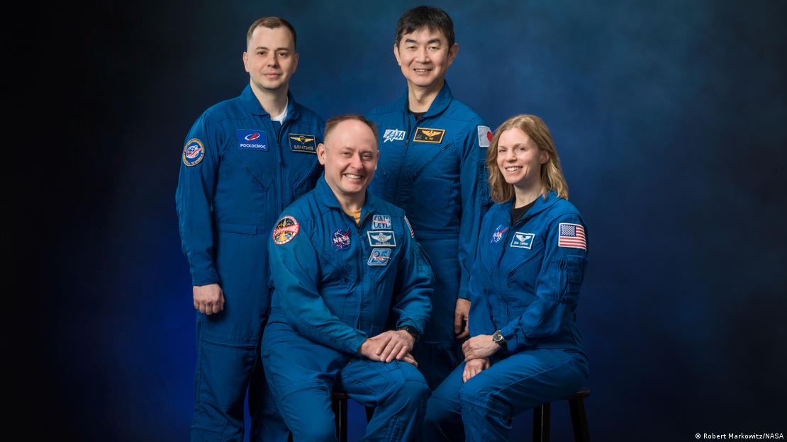 Offizielles Porträt der NASA SpaceX Crew-11 Mission zur ISS