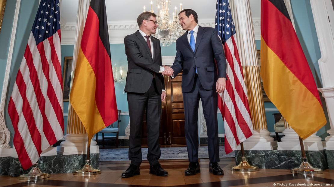 El ministro de Asuntos Exteriores, Johann Wadephul, se reunió con el secretario de Estado de Estados Unidos, Marco Rubio.