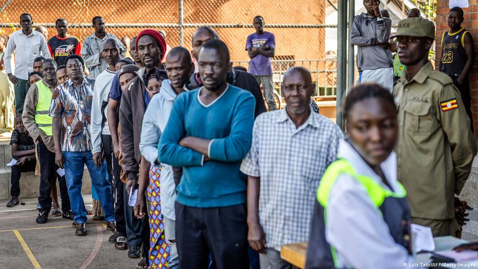 Uganda's tense election hit by widespread delays