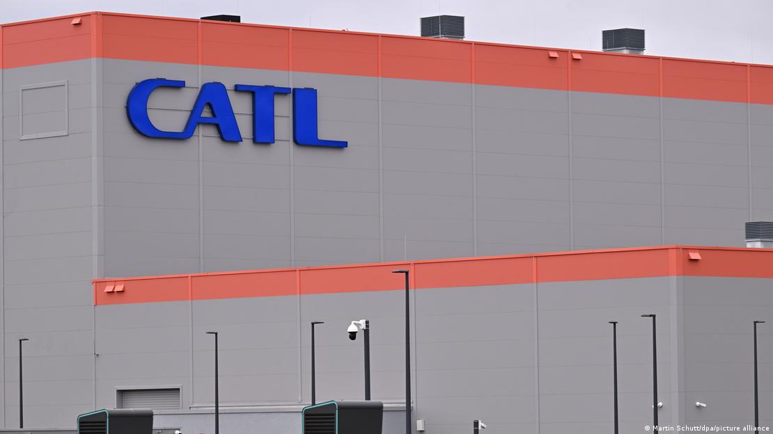 Arnstadt'taki CATL fabrikasının dışarından görünümü