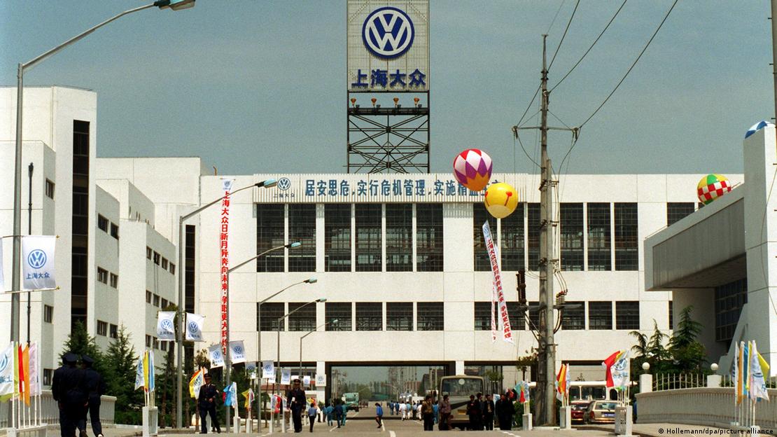 Çin'in Şangay kentindeki Volkswagen fabrikası