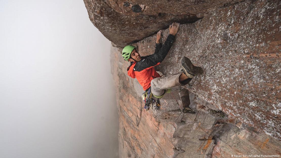 El escalador profesional Alex Honnold en Venezuela. 