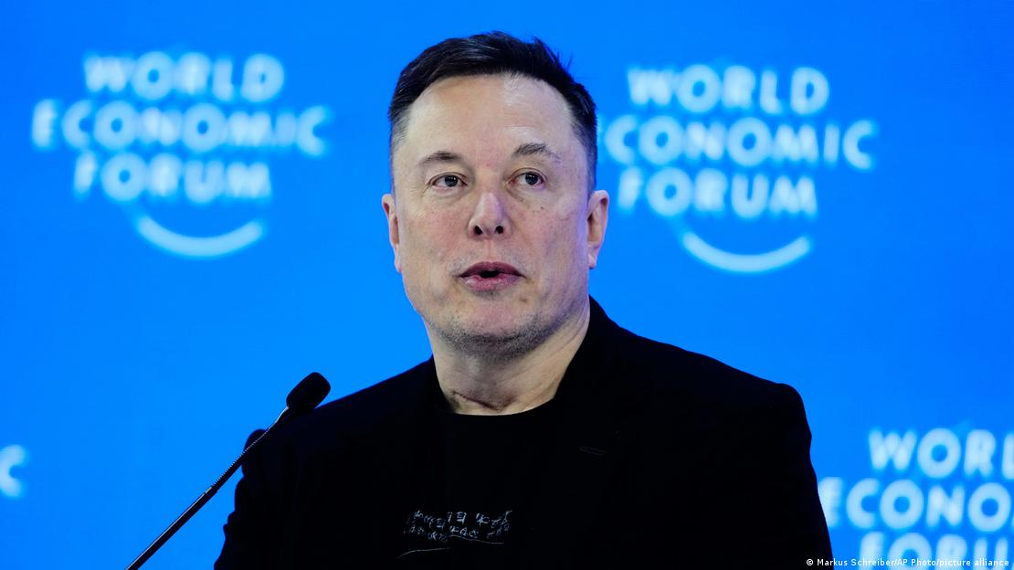 Elon Musk no Fórum Econômico Mundial