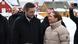 Danish Prime Minister Mette Frederiksen and Greenland's Prime Minister Jens-Frederik Nielsen react as they take a walk in Nuuk, Greenland Danish Prime Minister Mette Frederiksen and Greenland's Prime Minister Jens-Frederik Nielsen react as they take a walk in Nuuk, Greenland