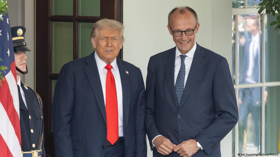 Nowe cła Trumpa. Merz jedzie do Waszyngtonu