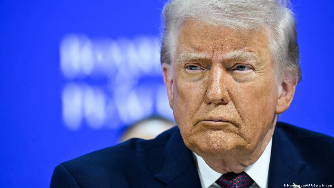 Schweiz Davos 2026 | US-Präsident Donald Trump schaut ernst Schweiz Davos 2026 | US-Präsident Donald Trump schaut ernst