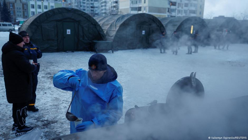 Ukrainians endure bitter cold in the fourth winter of war