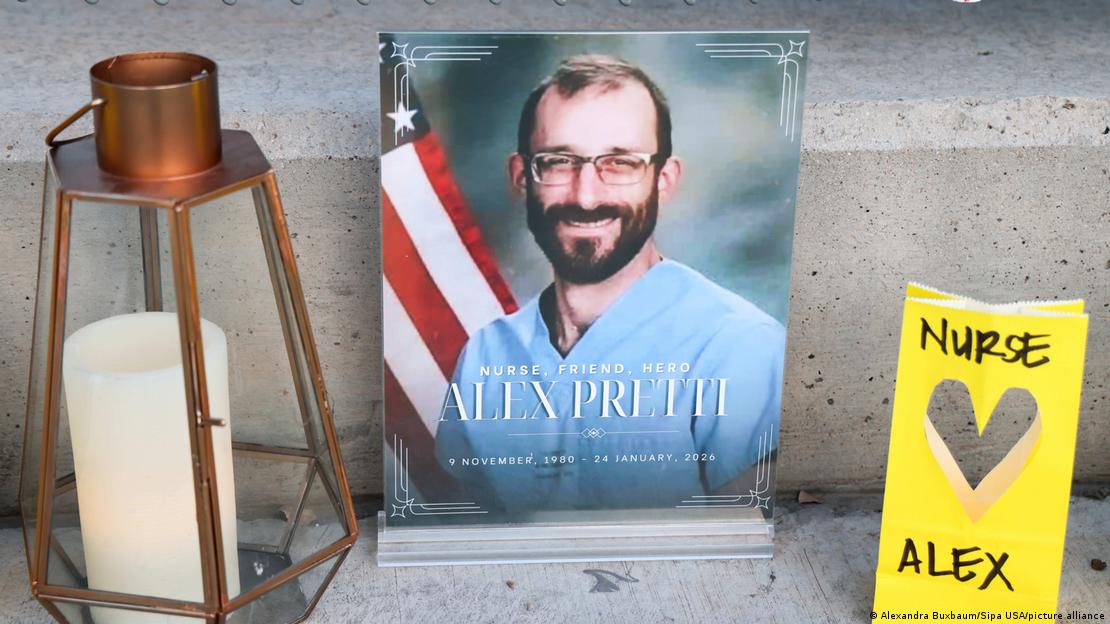 تصویری از الکس پرِتی، پرستار ۳۷ ساله که به ضرب گلوله ماموران گارد مرزی کشته شد