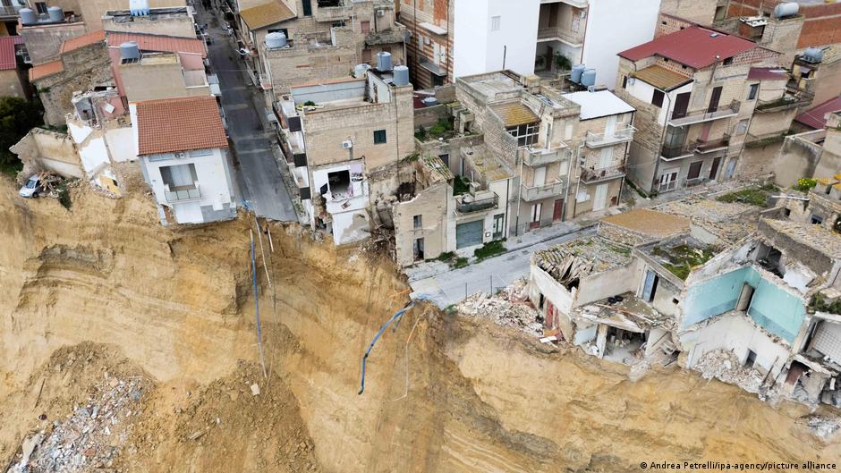 Landslide in Sicily: Life on the edge