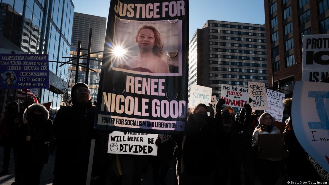 Protesta en Minnesota por la muerte de Renee Good. Protesta en Minnesota por la muerte de Renee Good.