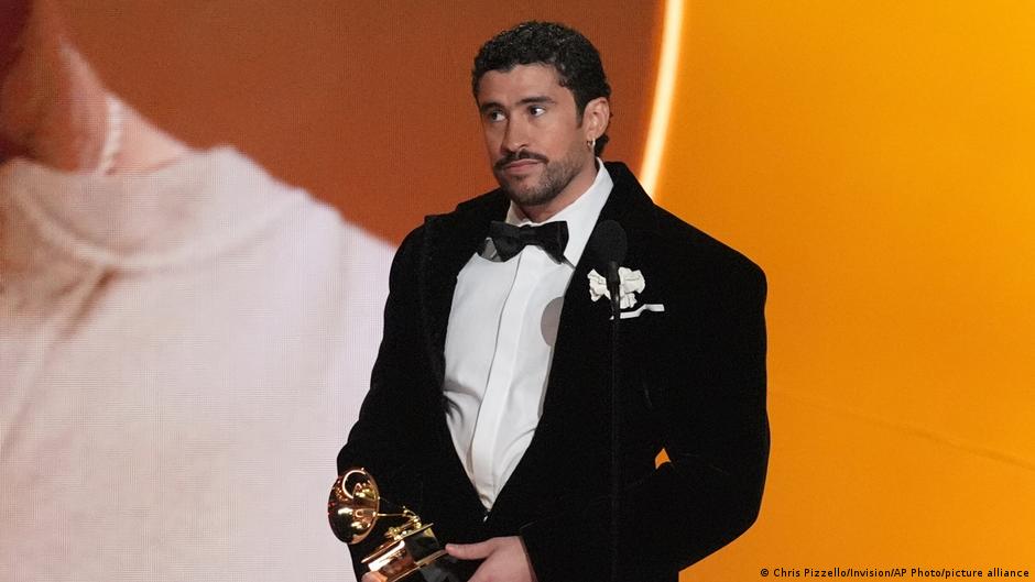 Grammy Award winners Bad Bunny, Billie Eilish call out ICE