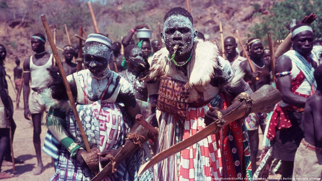 Фотграфия представителей народа нуба