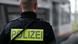 Two federal police officers are standing on a platform at Kehl station during a photo shoot with the German Press Agency. Two federal police officers are standing on a platform at Kehl station during a photo shoot with the German Press Agency.