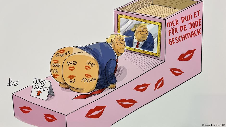 Trump exposed at Cologne Carnival's Rose Monday parade