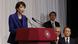 La primera ministra de Japón, Sanae Takaichi, líder del gobernante Partido Liberal Democrático, habla durante una rueda de prensa en la sede del PLD en Tokio el lunes (09.02.2026). La primera ministra de Japón, Sanae Takaichi, líder del gobernante Partido Liberal Democrático, habla durante una rueda de prensa en la sede del PLD en Tokio el lunes (09.02.2026).
