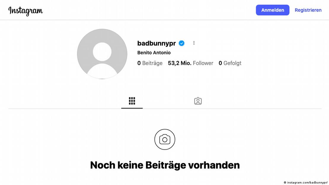 Bad Bunny borró todas sus publicaciones de Instagram tras su presentación en el Super Bowl de 2026.