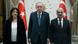 Cumhurbaşkanı Erdoğan (ortada) ile DEM Parti İmralı Heyeti üyeleri Pervin Buldan ve Mithat Sancar Cumhurbaşkanı Erdoğan (ortada) ile DEM Parti İmralı Heyeti üyeleri Pervin Buldan ve Mithat Sancar