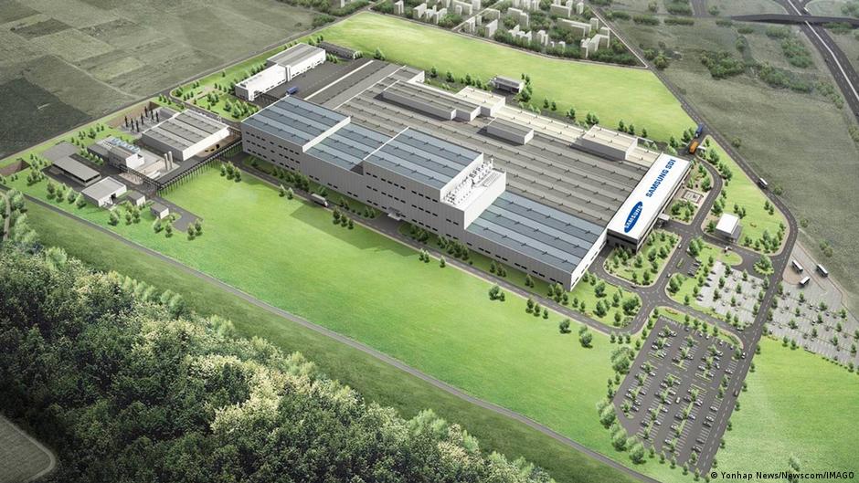 Samsungova SDI fabrika baterija (još dok je bila samo maketa 2016)