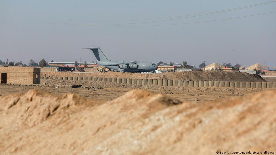 پایگاه هوایی آمریکا در الشدادی در استان حسکه (عکس از آرشیو)